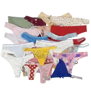 Mystery Random Thong Pack for Women Trendy G-String Tangas Varied Patterns Bright Shades Fashion Underwear Blind Bag