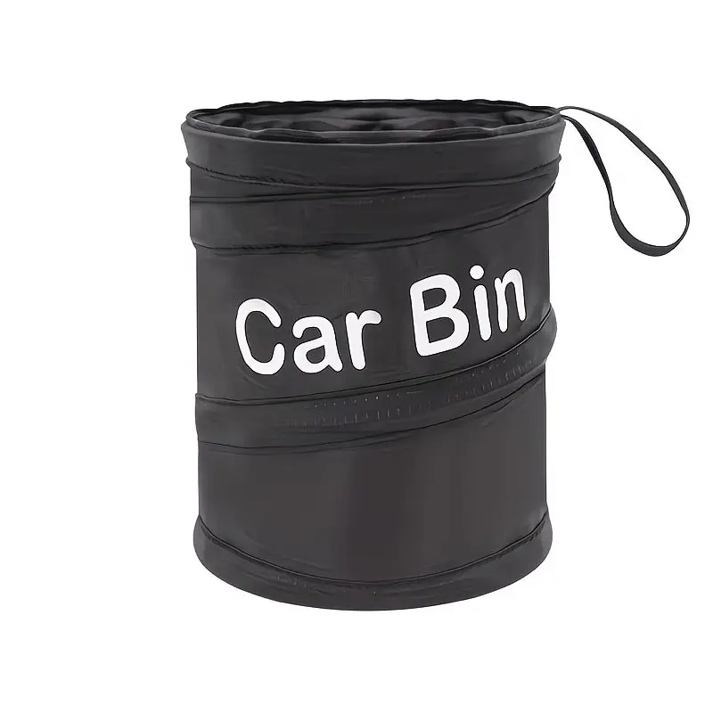 1pc Vehicle Waste Container, Automotive Storage Bucket, Collapsible Trash Bin, Garbage Can for Car, Trashcan for Cars, Interior Car Additions for Easy Cleaning