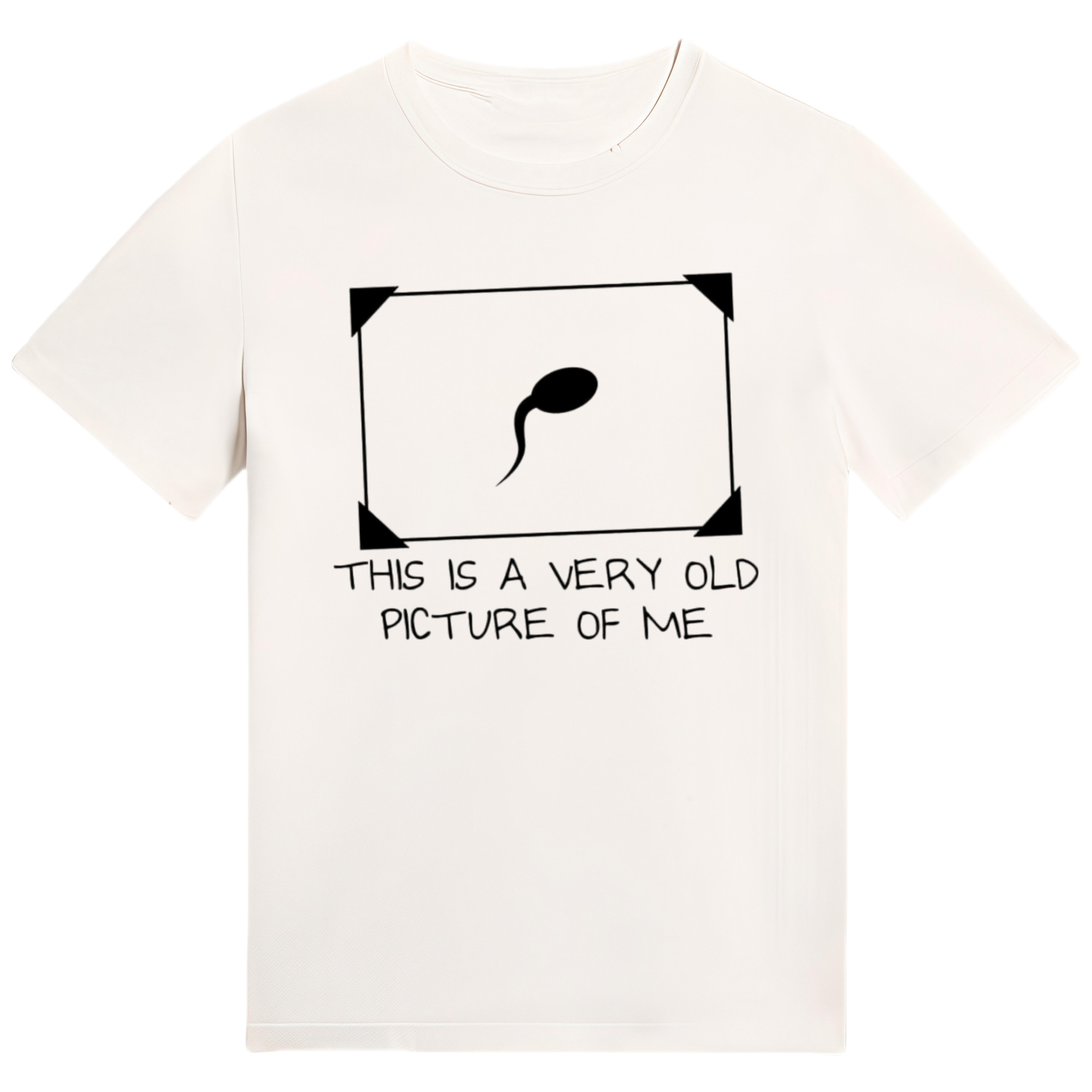 Funny Sperm Graphic Tee |   'Very Old Picture of Me’ Casual T-Shirt |   Trendy Unisex Streetwear