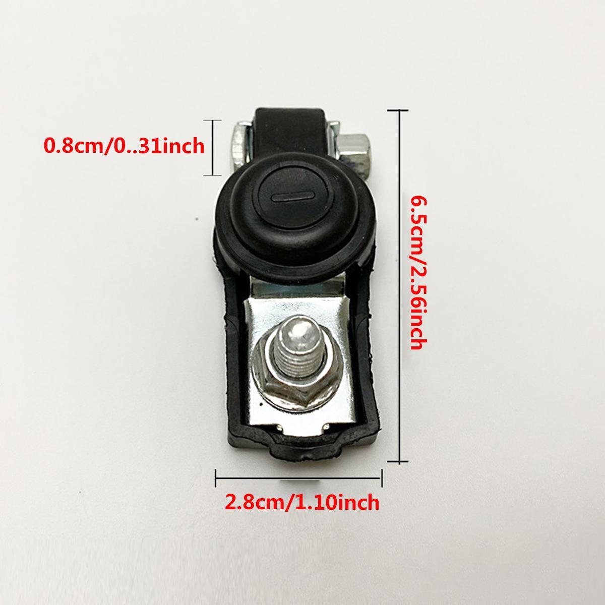 Car Battery Negative & Positive Cable Terminal Clamp, Quick Release Battery Terminals Clamps, Anti-corrosion Car Battery Connector, Universal Car Accessories, for Car Battery Cables, Car Parts