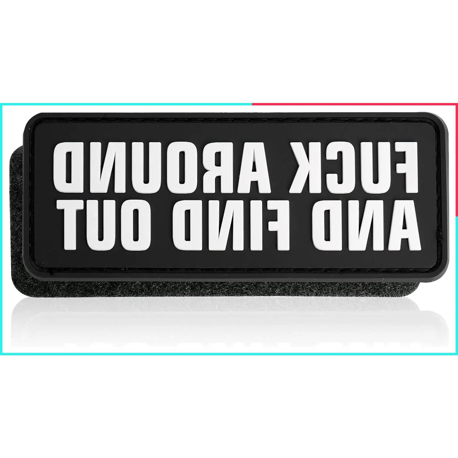 Funny Tactical FAFO Fuck Around and Find Out Morale Patch, 1-Pack | PVC Hook and Loop Patch for Backpacks, Dog Harnesses, Vests, Hats and Helmets