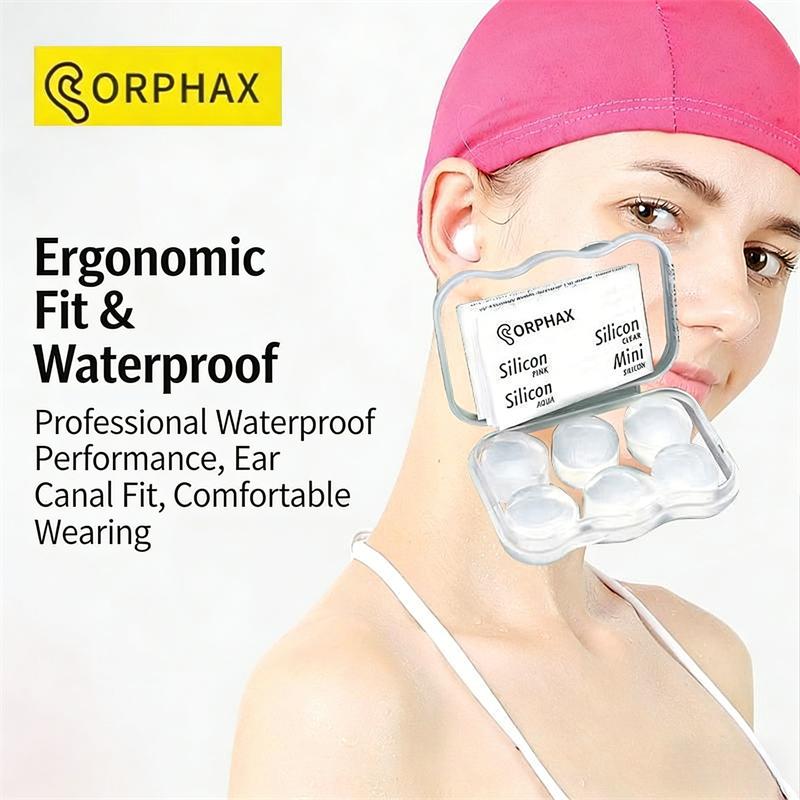 Unisex silicone mud earplugs moldable sound insulation noise reduction sleep sleep swimming waterproof study dormitory snoring anti-noise