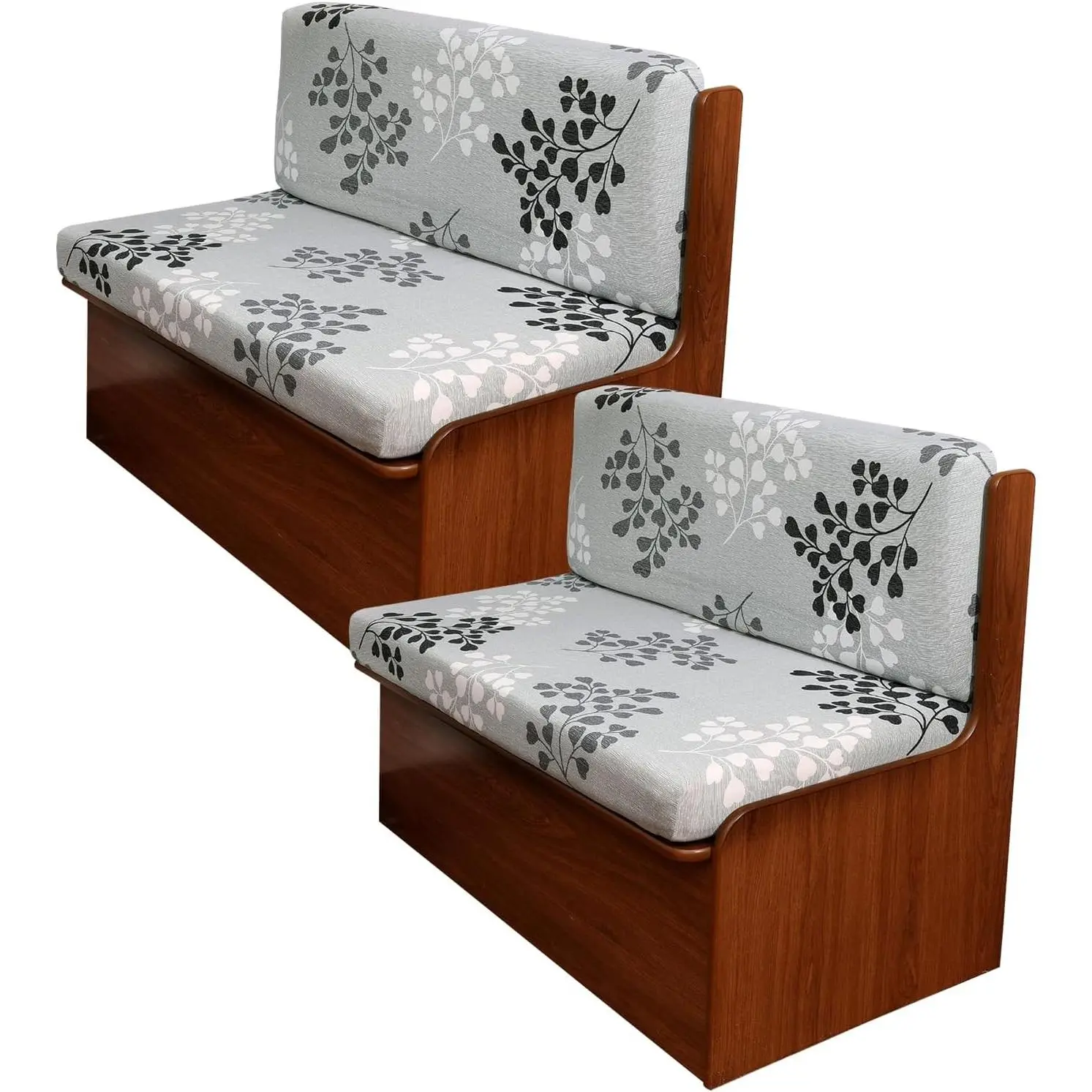 RV Dinette Cushion Covers Stretch Camper Cushions Cover Replacement Couch Cushion Slipcovers Washable Loveseat Slipcovers for Travel Trailer Couch (2 Backrest Cover & 2 Bench Cover, 01)