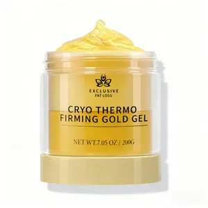 Cryo Thermo Firming Gold Gel: Reduces cellu | Skin Tightening Cellulite Cream for Body: Skin Tightening & Firming Gel for Body, Warming Hot Massage Cream for Cellulite Appearance, Contouring Sculpting Gel for Belly, Thighs, Arms & Butt, Deep Moisturizing