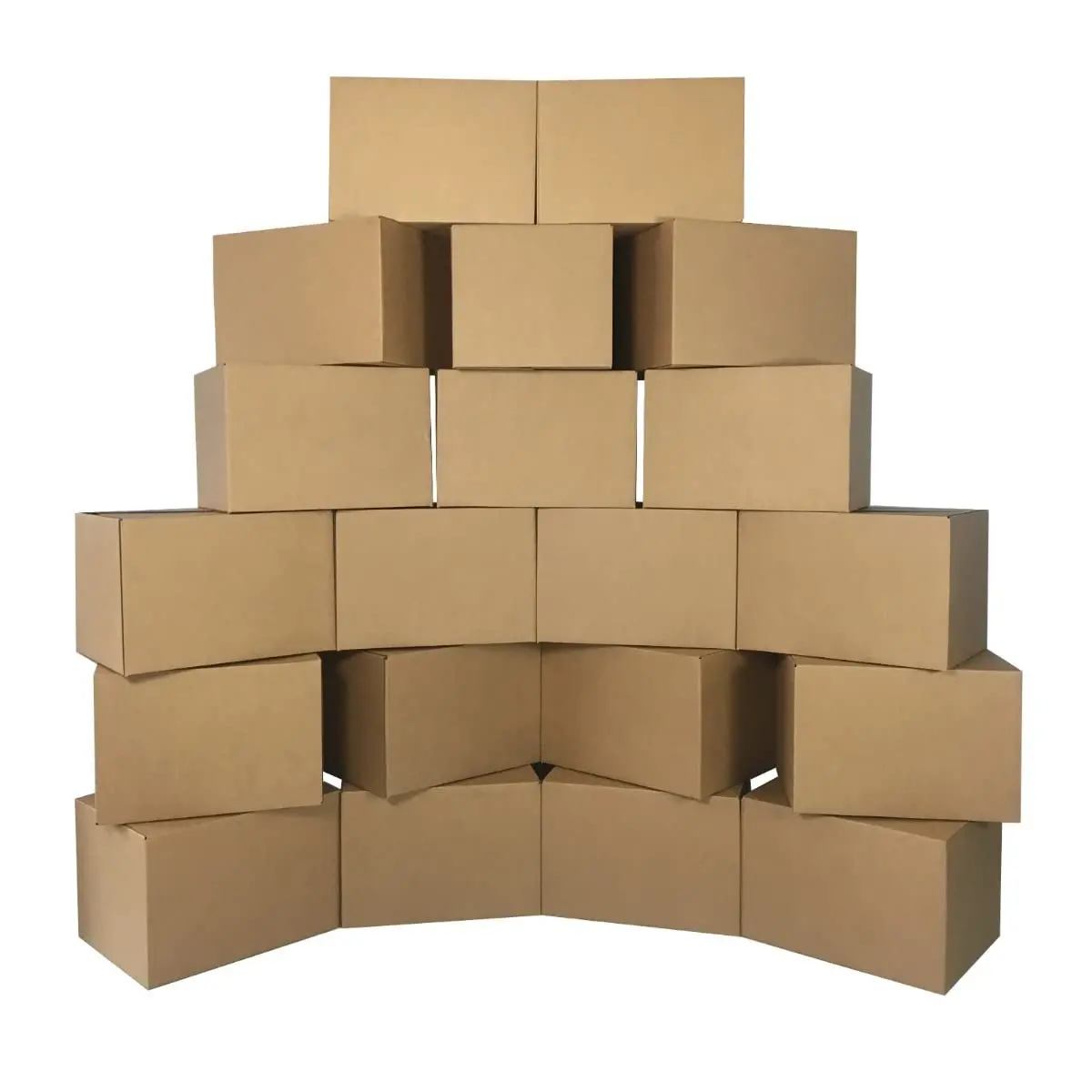 Medium Moving Boxes 18"L x 14"W x 12"H 20-Pack Corrugated Cardboard Box for Shipping, Mailing, Packing, Packaging and Storage