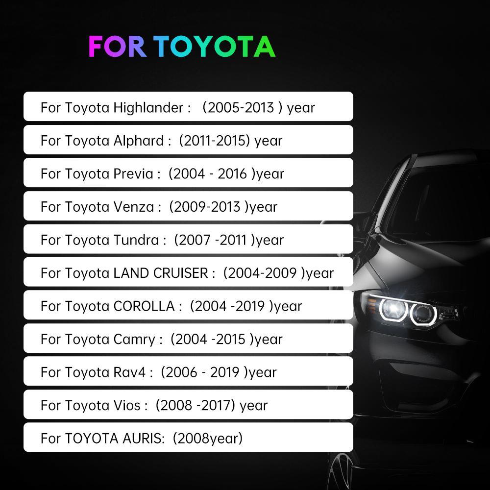 Car Gear Shift Knob, Car Gear Shift Handle, Car Interior Accessories for Toyota Highlander Alphard Previa Venza Tundra AURIS Vios COROLLA LANDCRUISER