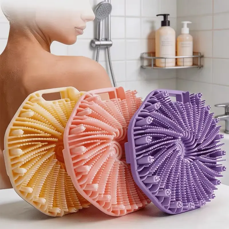 Exfoliating Massage Tools, Scalp Massage Combs and Hairbrushes, Textured Bathroom Accessories, Shower Cleaning Brushes, Durable Exfoliators