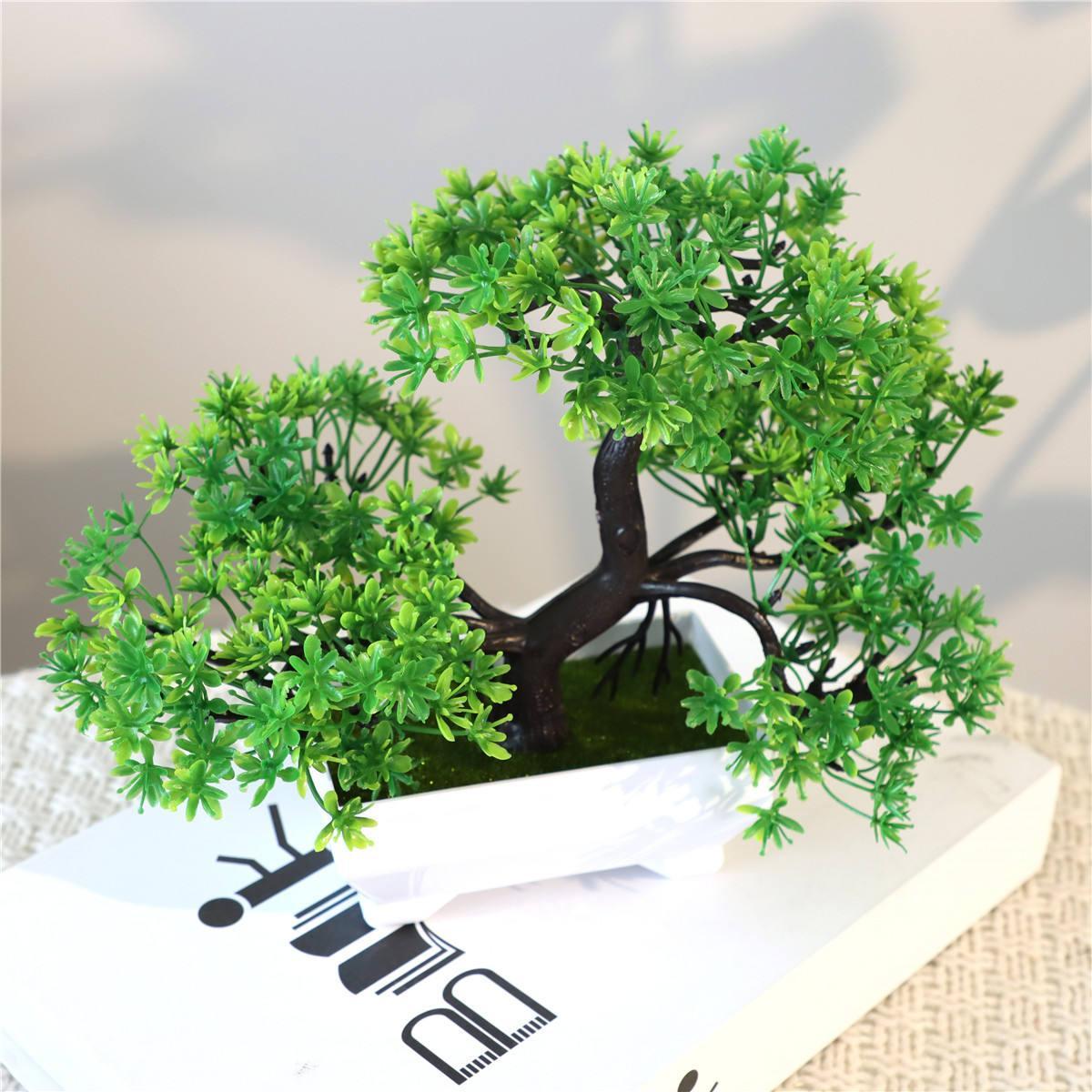 Artificial Faux Plant, 1 Count Decorative Plant Indoor Plants Decor for Home Living Room, Bedroom and Dining Room, Home Decor Supplies, Decorative Fake Plants, Decorative Desk Plant, Artificial Potted Plant