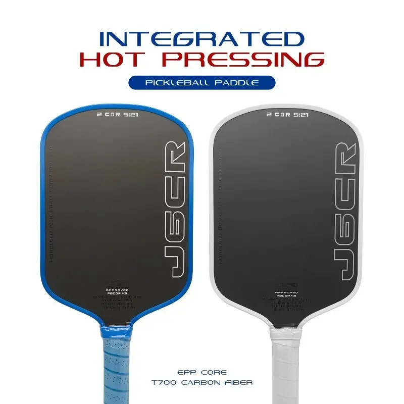 5th Generation Foam Core Rough Sand J6cr Pickleball Paddle, Hot Pressed Cfc Carbon Fiber, Sports Equipment, No Ca Prop 65