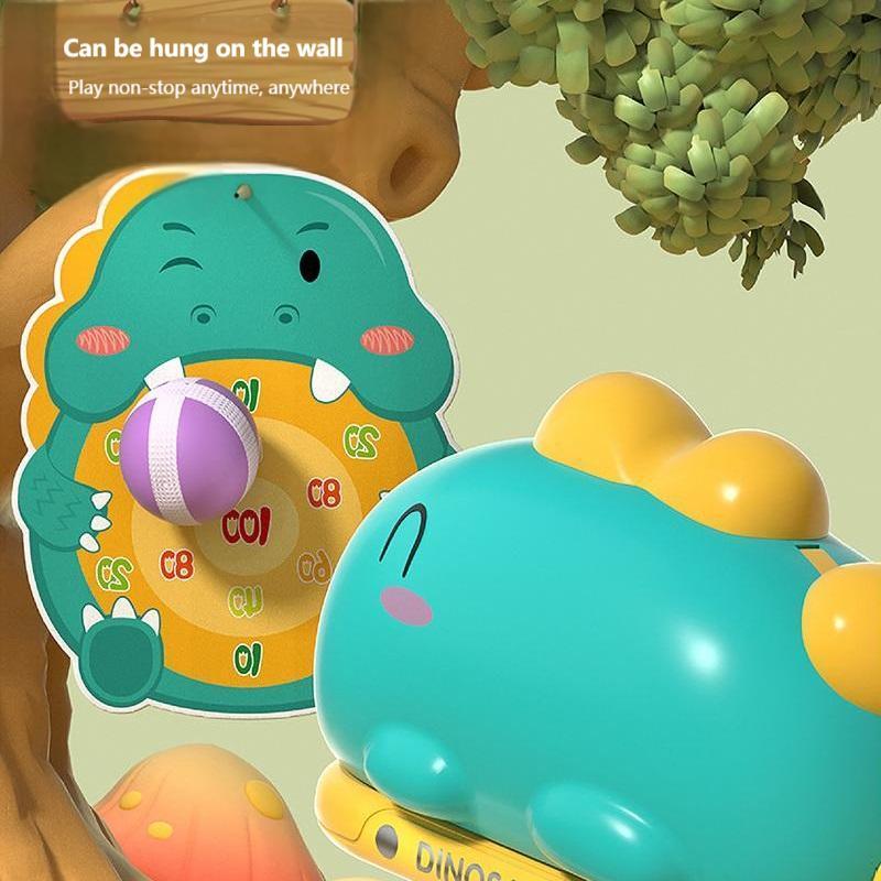 Dinosaur Design Ball Blaster Toy, 1 Box Dinosaur Design Ball Blaster Toy with 12pcs Sticky Ball, Indoor Outdoor Sports Toy for Kids Dinosaur Design Ball Blaster Toy, 1 Box Dinosaur Design Ball Blaster Toy with 12pcs Sticky Ball, Indoor Outdoor Sports Toy for Kids