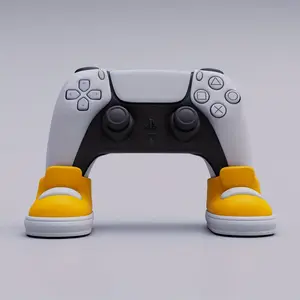 Cute Shoe Shaped Game Controller Stand Bracket, Desktop Controller Holder compatible with PS4 PS5 Xbox Switch Pro, Funny Sneakers Gaming Desk Organizer Display, Perfect Gift for Gamer Boyfriends Friends