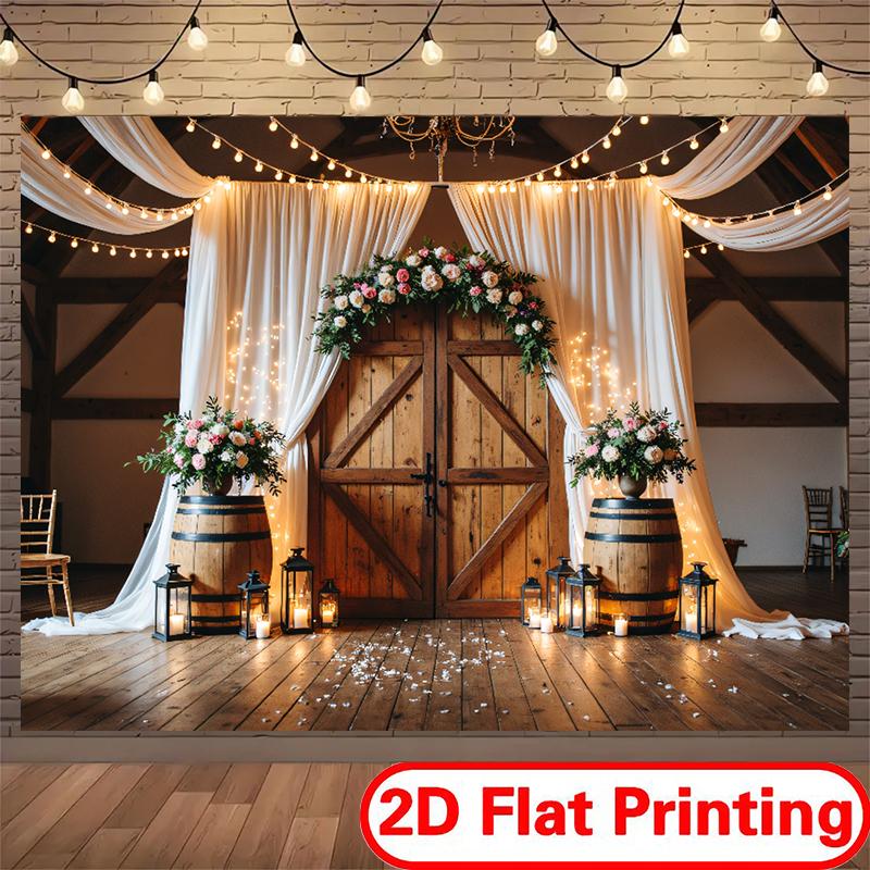 Soft Polyester Multi-Size Backdrop Cloth - Banners, Soft Texture, Summervibes Room Decoration for Anniversary, Bachelor Party Celebrations