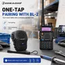 TIDRADIO Q2L Walkie Talkie Wireless Audio Clip Speaker Mic - Lightweight Body Portable Model, AI Noise Reduction Bluetooth PTT Mic for Ham Radio Adults & Outdoor Teams, Odmaster Global Walkie Talkies, Optional BL-2 Adapter for Most Radios