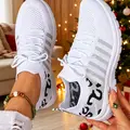 Women's Leopard Print Knit Casual – Lightweight and Breathable, Slip-On for Comfortable Fit, Fashionable and Versatile Casual Shoes Suitable for Walking, Traveling, and Daily Wear – The Ideal Choice for Women – Everyday Casual Sneakers
