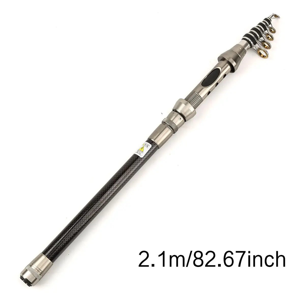 Carbon Fiber Telescopic Fishing Rod – Extendable Long Handle Grip, Travel Fishing Pole for Saltwater & Freshwater, Suitable for Beginners and Experienced Anglers