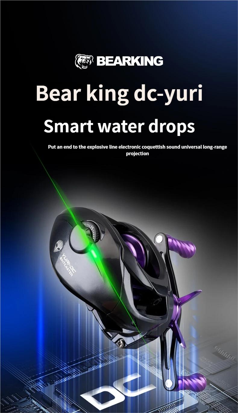 Xiongwang Yuri DC Baitcasting Reel, Intelligent Electronic Brake Fishing Reel, Lightweight Carbon Long Casting Reel for Bass Fishing