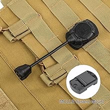 Helmet Light Military with IR + Red +White LED Task Lamp, Signal Light with 4 Mount Accessories for Fast Mich Helmet Molle System 20mm Rail Helmet Light Military with IR + Red +White LED Task Lamp, Signal Light with 4 Mount Accessories for Fast Mich Helmet Molle System 20mm Rail