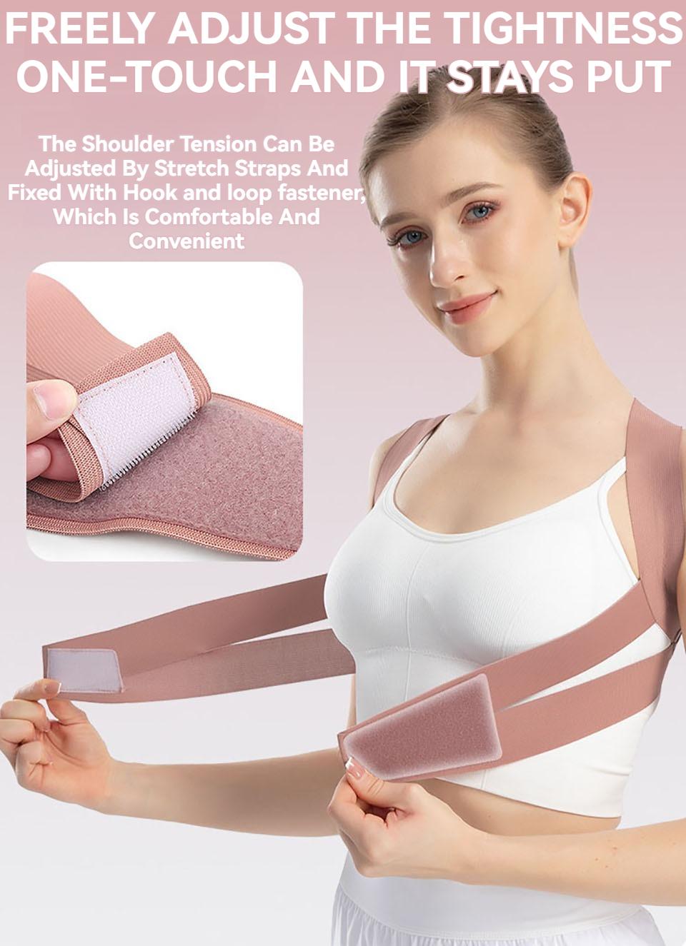 Adult Hunchback Corrector Invisible Back Straightening Stretching Straight Back Open Shoulder Lumbar Correction Belt