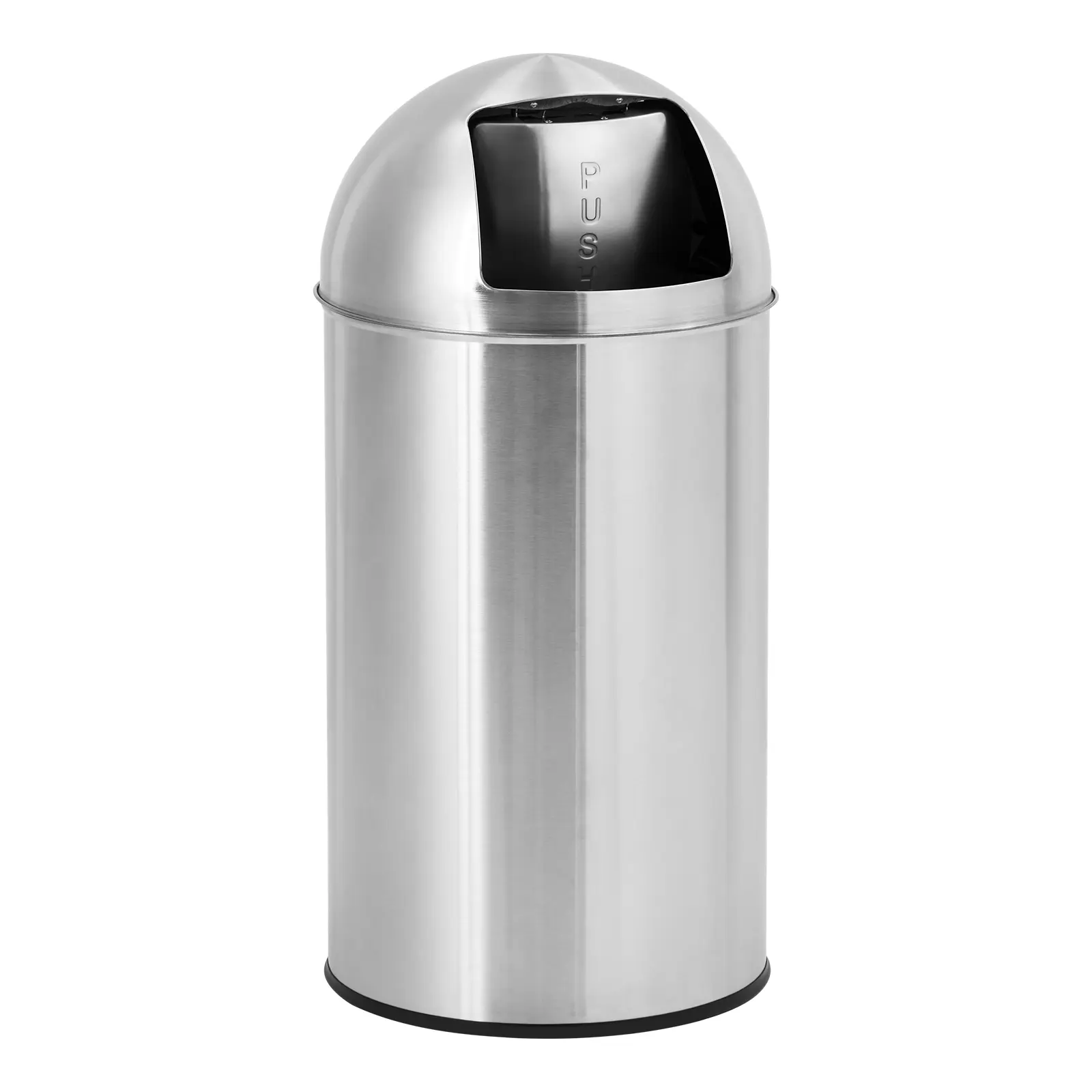 Garvee Commercial Stainless Steel Trash Can – Heavy Duty, Fingerprint-Proof, Removable Inner Bucket, Push Lid, Rust-Resistant – Modern Waste Bin for Office, Restaurant, Indoor & Outdoor Use
