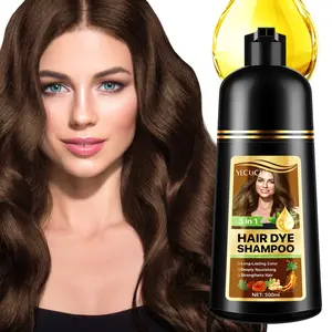 YECUCE 3-in-1 Hair Dye Shampoo features a three-in-one design that simultaneously dyes, cleanses, and conditions your hair. It’s simple to use and saves time, making it easy to dye your hair at home. The color is applied evenly and naturally, with rich, l