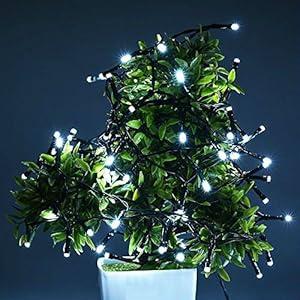 72ft 200-LED 8-Mode Outdoor Christmas String Lights , Waterproof Solar String Lights Suitable for Christmas Trees, Fences, Holidays, Parties, Balconies, Outdoor Christmas Decorations and Patty House，Solar Outdoor Fairy Lights with Modes