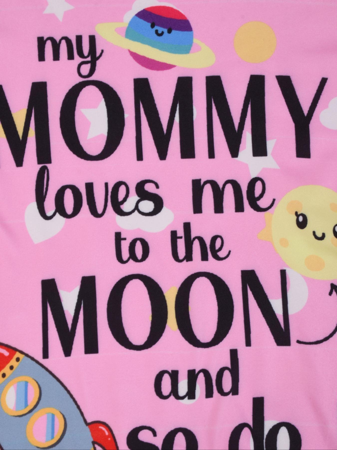 Toddler Girl's Cartoon & Letter Print Long Sleeve Tee & Elastic Waist Pants Loungewear Set, Casual Comfy Round Neck Top & Trousers Lounge Set, Kids Loungewear for Fall & Winter, Snug Fit Pajamas