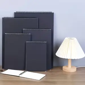 Sketch Book with Pencil Set, Durable Drawing Pad, 1 Set Including 1 Spiral Sketch Book & 1 Pencil, Art Supplies for Beginners & Artists, Gift for Halloween & Christmas