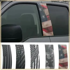 12"x21.5" Modern Gloss B-Pillar Car Decals Easy Peel-and-Stick Self-Adhesive Vehicle Stickers, Clean Removable Design With Zero Residue, Long-Lasting Auto Exterior Accessory For Simple DIY Custom Car Styling Projects