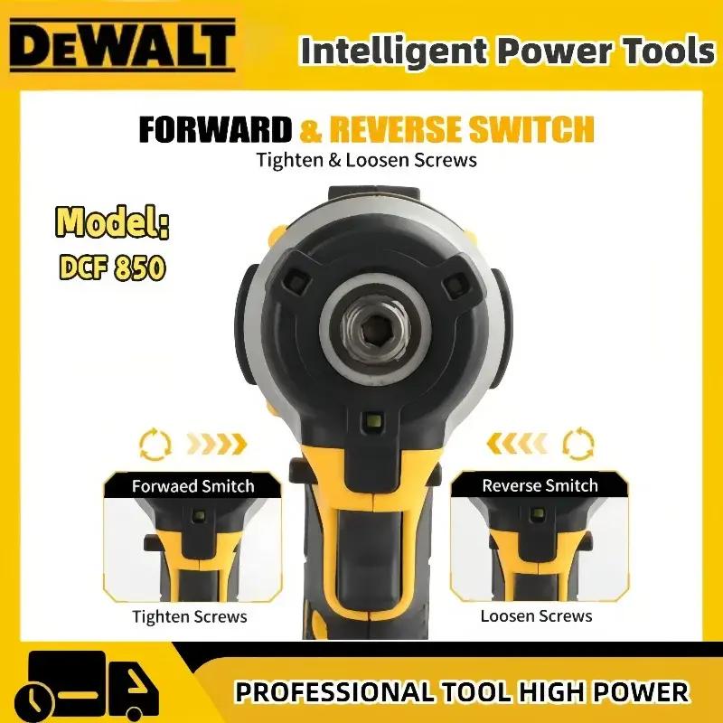 DeWalt DCF850 Brushless 20V Lithium Ion Screwdriver Electric Drill Car Repair Tool with Brushless Motor & 20V Battery