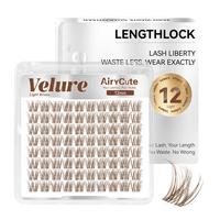 Light Brown Velure One-Length-12mm