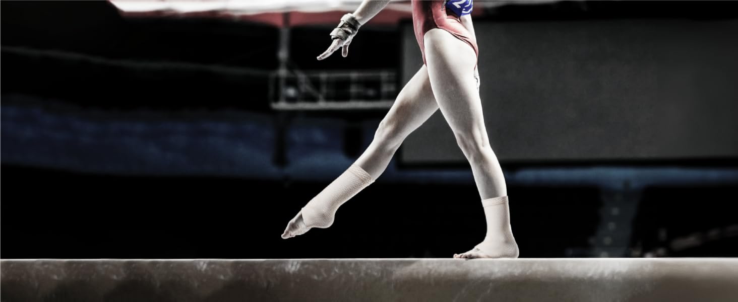 UGEM Legs Orthopedic Brace Compression Support Sleeve for Swelling Sprain Plantar Fasciitis Arthritis Tendinitis 20-30 mmHg Anti-Slip 3D Knitting