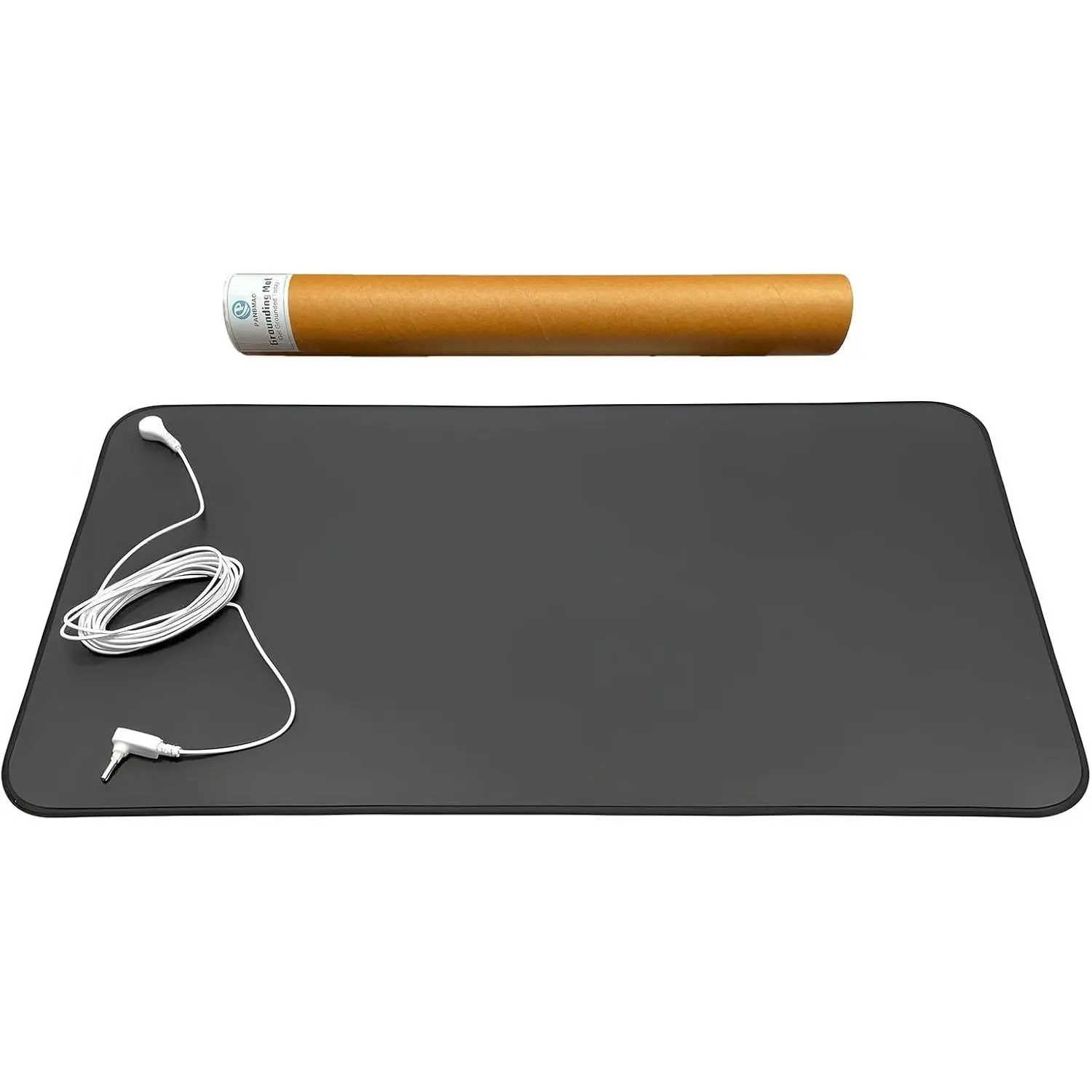 Grounding Mat for Feet & Desk, Carbon Grounding Pad with 15ft Cord, Indoor Mat for, Home & Office PTB Style