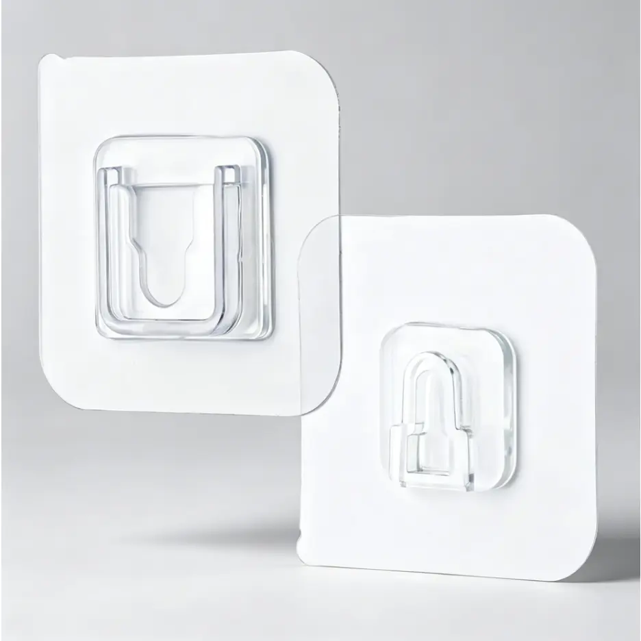 Wall hooks, double-sided adhesive, suction cups, kitchen and bathroom wall storage racks