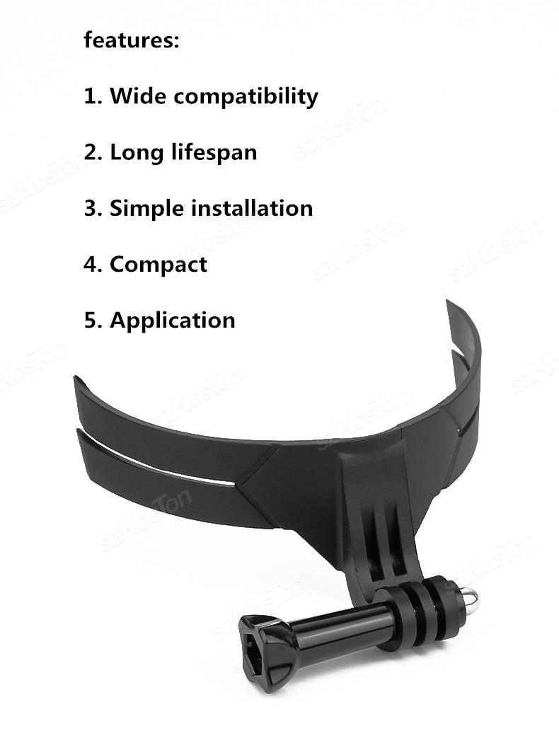 Motorcycle Helmet Chin Stand Mount Holder Full Face Holder for GoPro 13 12 11 10 9 8 DJI Action 6 5 NANO Action Camera Accessory