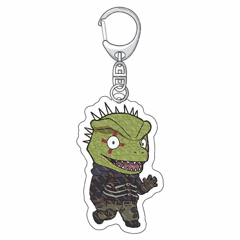 Fashion Anime Dorohedoro Keychain Cosplay Charm Keyring Acrylic Figure Key Chain Phone Pendant Halloween Decor Boy Girl's Party
