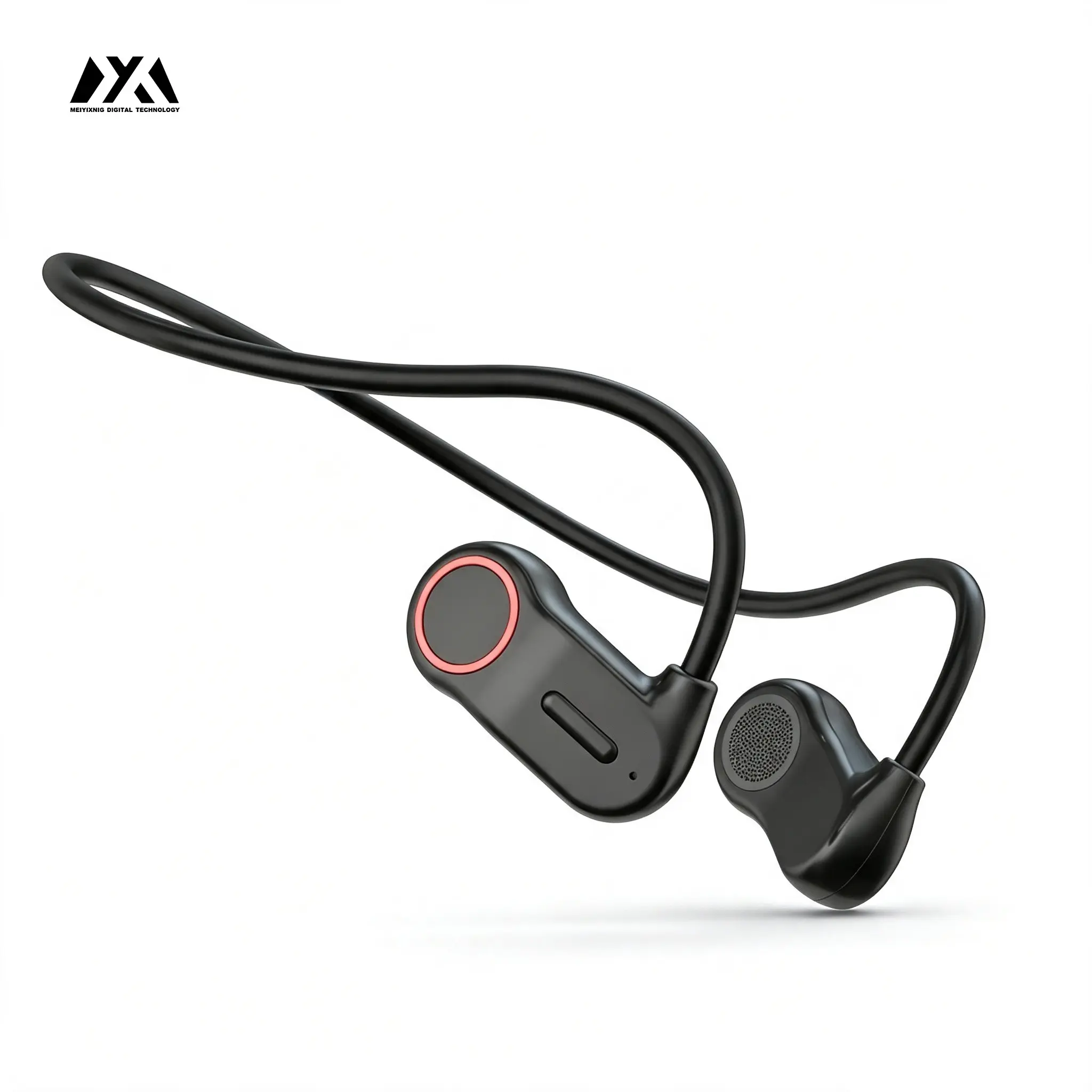 Bone Conduction Tech Open Ear Hanger Bluetooth-compatible Wireless Sports Earbuds, Dual Music Gaming Mode, 8 Hours Playtime, Sweat-Resistant, Running Fitness Cycling