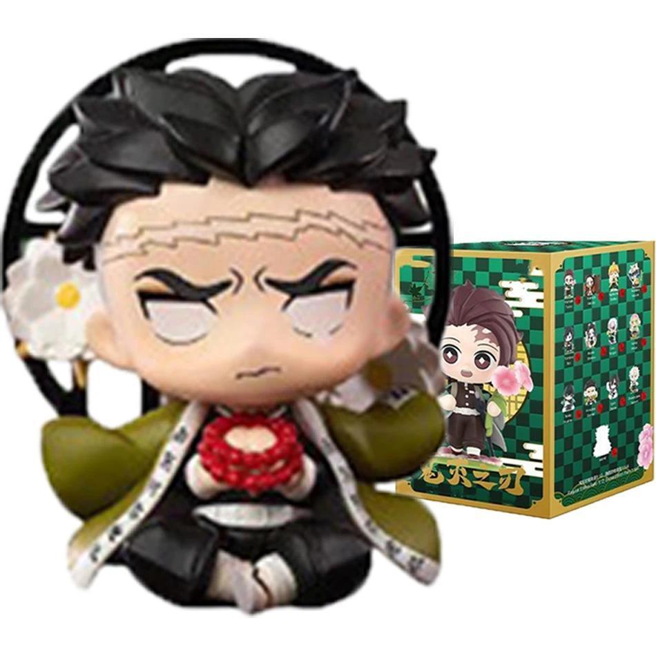 Demon Slayer Tanjiro Kamado Nezuko anime cartoon figure blind box creative personalized statue model ornament surprise gift box