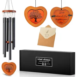32 Inch Memorial Wind Chimes for Outside, Personalized Sympathy  for Loss of Loved , Memorial Wind Chime for Loss of Mom, Dad, , Sister, in Memory of Grandma, Remembrance Gifts