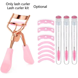 1/12 pcs Eyelash Curler kit, 1 Eyelash Curler With 3 Replacement Brushes, 3 Eyelash Combs, 5 Replacement Pads For Women To Achieve Dramatic Curler.