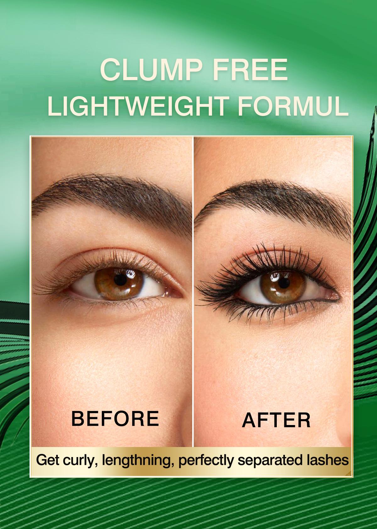 Waterproof and sweatproof mascara, non-smudging, thickening, curling, quick-drying, setting eyelash primer, in stock