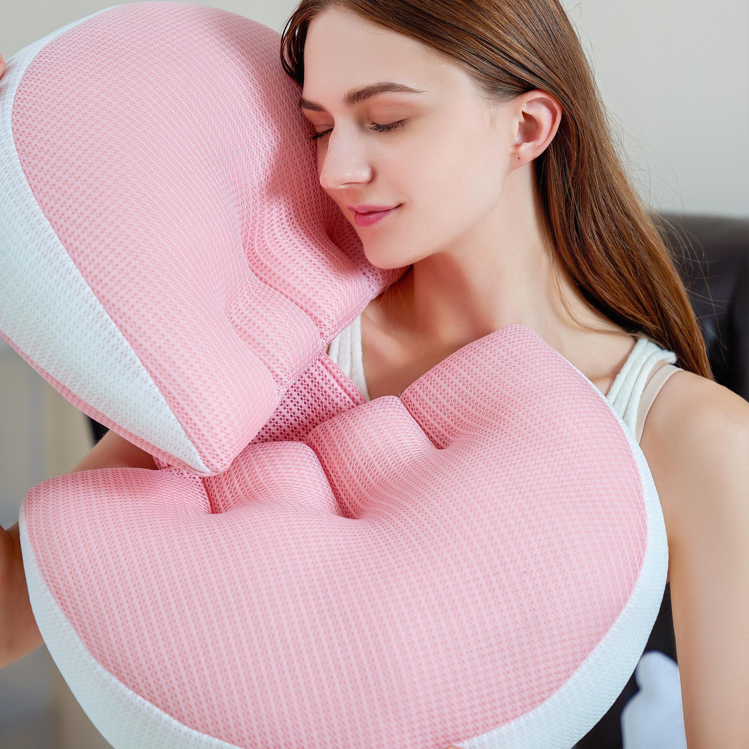 Maternity Pillow, 2 Counts U-shaped Pregnancy Pillow, Removable & Washable Pregnancy Side Sleep Pillow, Maternity Supplies for Home & Travel