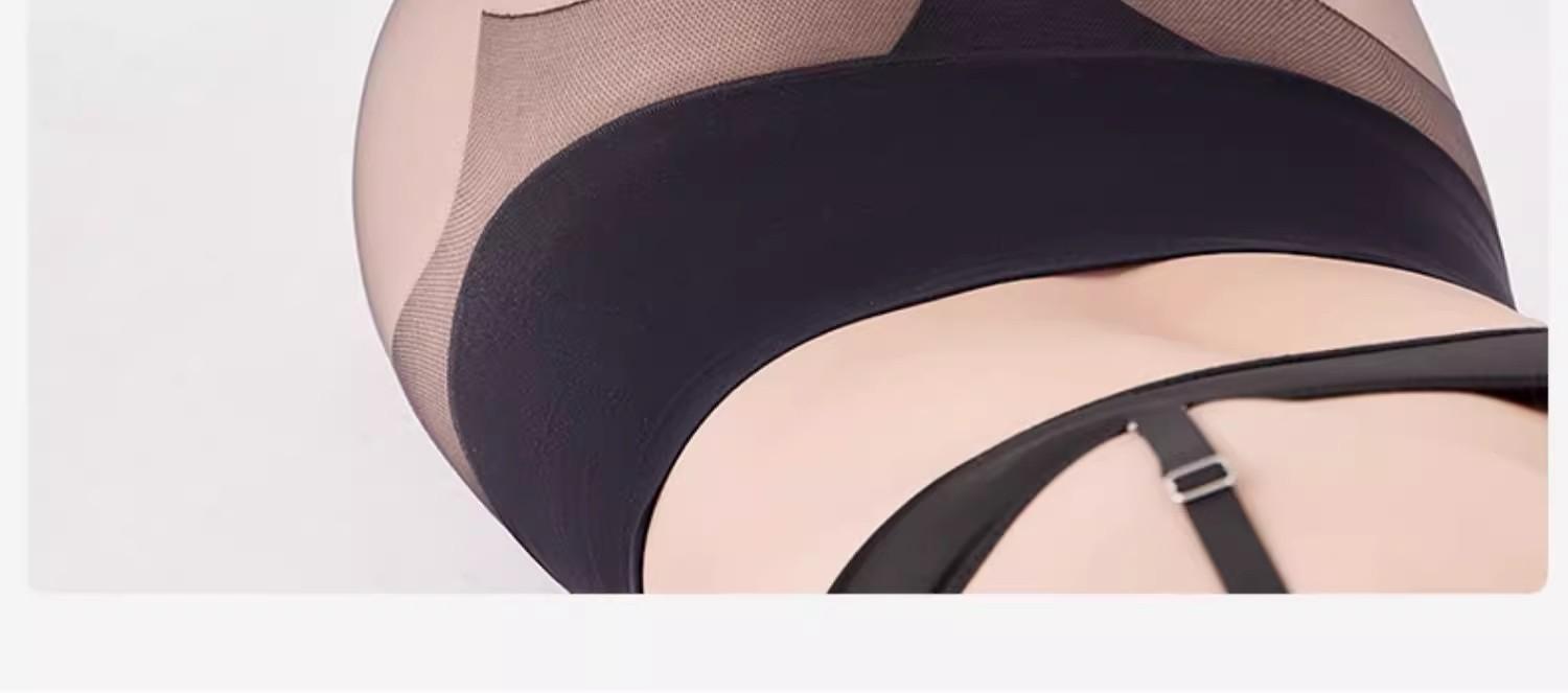 0D black silk stockings for women, summer thin style, sun-shielding and skin-beautifying, seamless and anti-run, ultra-thin summer style, sexy black stockings