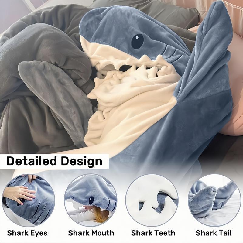 Shark Blanket Hoodie Onesie Sleeping Bag Cozy Costume For Family Loungewear Shark Pajama Comfort Overalls Womenswear Clothing Shark Blanket Hoodie Onesie Sleeping Bag Cozy Costume For Family Loungewear Shark Pajama Comfort Overalls Womenswear Clothing