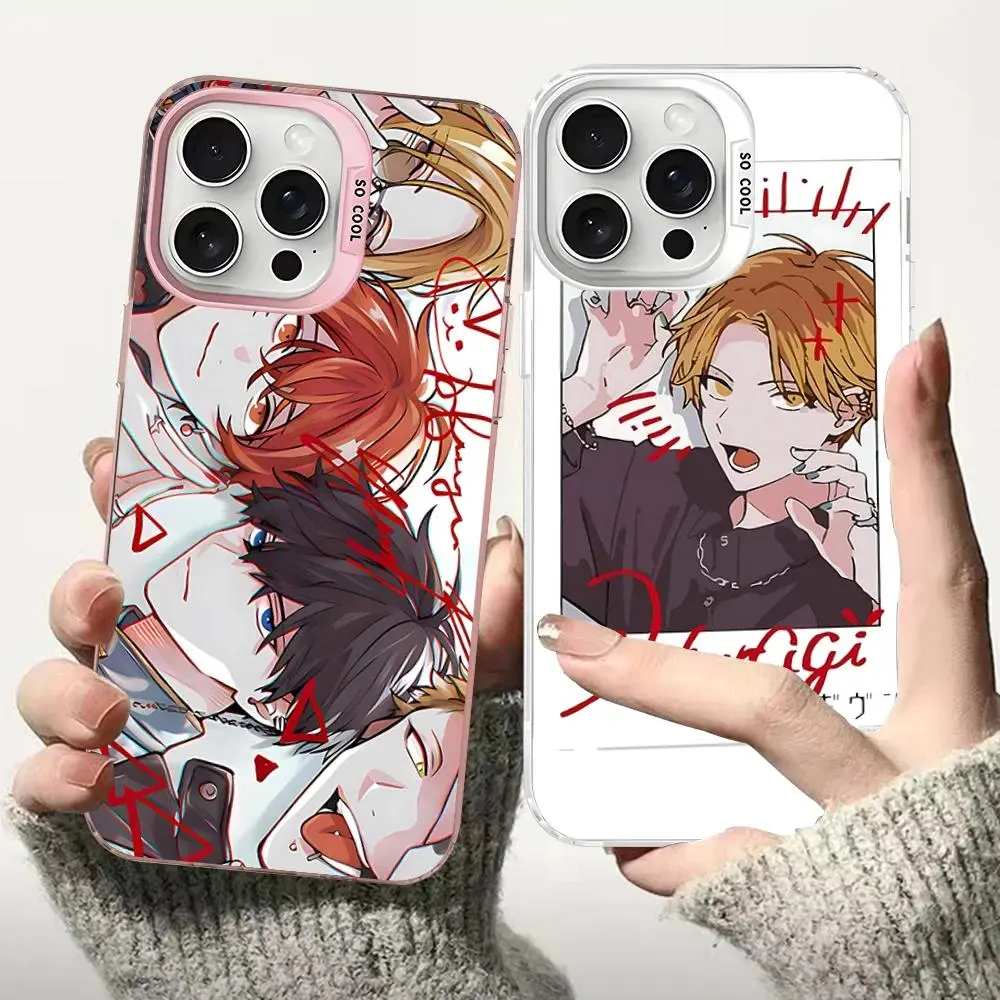 Japanese Anime Given Phone Case Matte Shockproof Protective Back Cover Stylish Manga Fan Design Designed for iPhone 11-17 Pro Max/Plus & Samsung Galaxy S23-S25