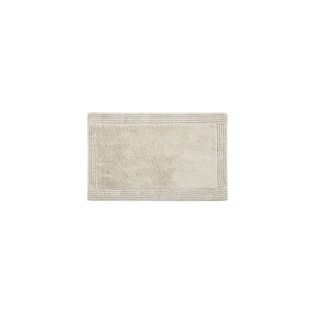 ARCH 100% Cotton Tufted Reversible Bath Rug, 3000 GSM Heavyweight Absorbent Bathroom Floor Mat, Natural 21x34 Inches, Soft Plush Machine Washable Non-Slip Bath Mat for Master Bath, Guest Bath, Spa-Like Home Decor, Home Furniture and Household