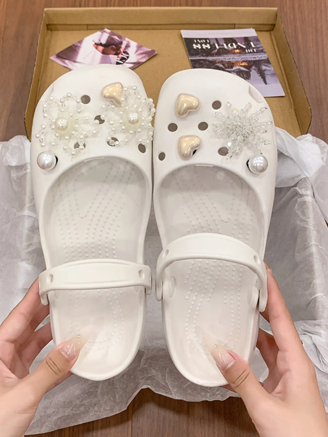 Women's Ballet Hollow Out Shoes, 2026 Summer New Breathable Lightweight Mary Jane Sandals, Casual EVA Beach Slippers for Women, Beach Home Sandals, Summer Beach Footwear