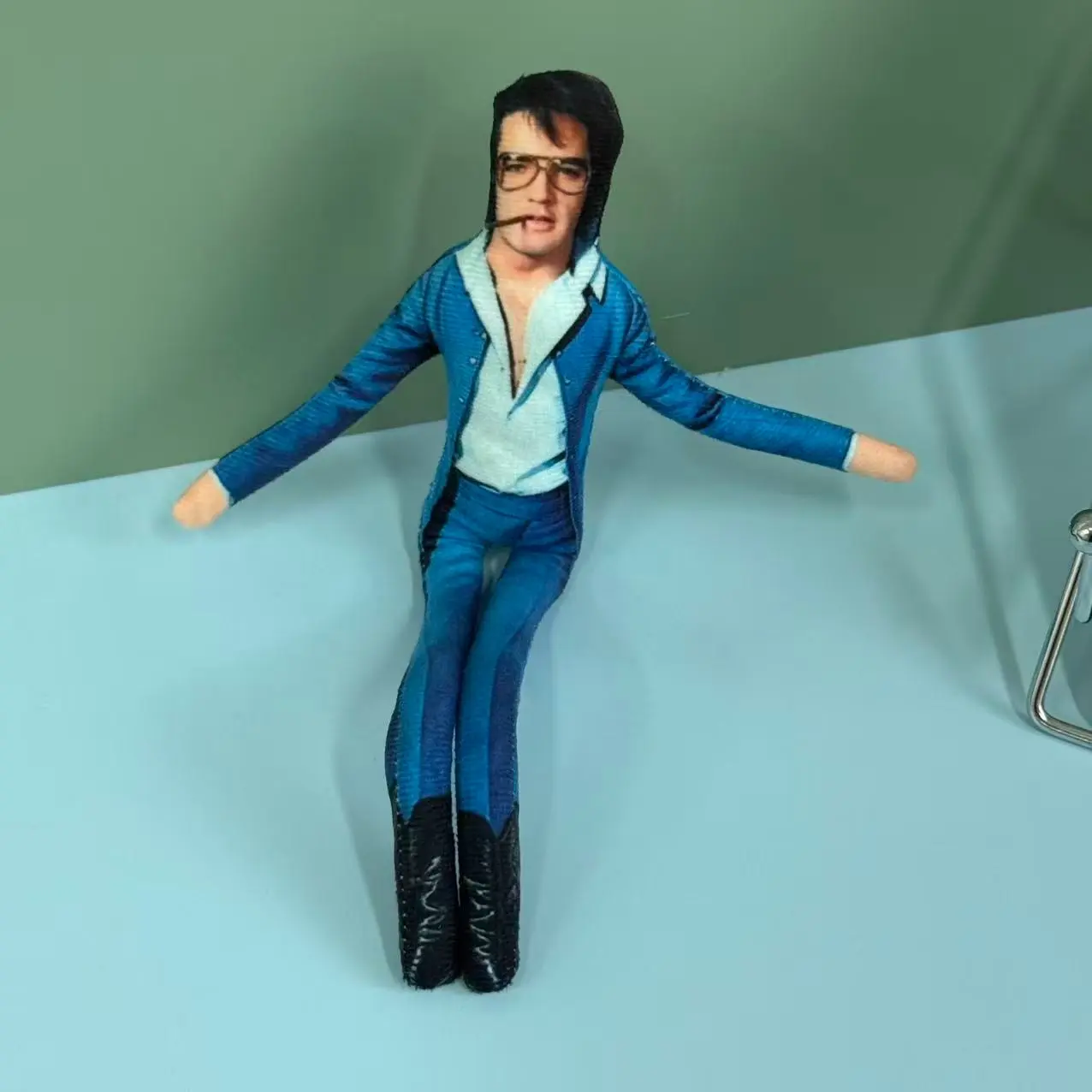 New Elvis Presley Plush Toy, Room Decor, Poseable, Adult and Kids Toy Gift, Boy Girl Birthday Present, Fun and Stylish Decoration