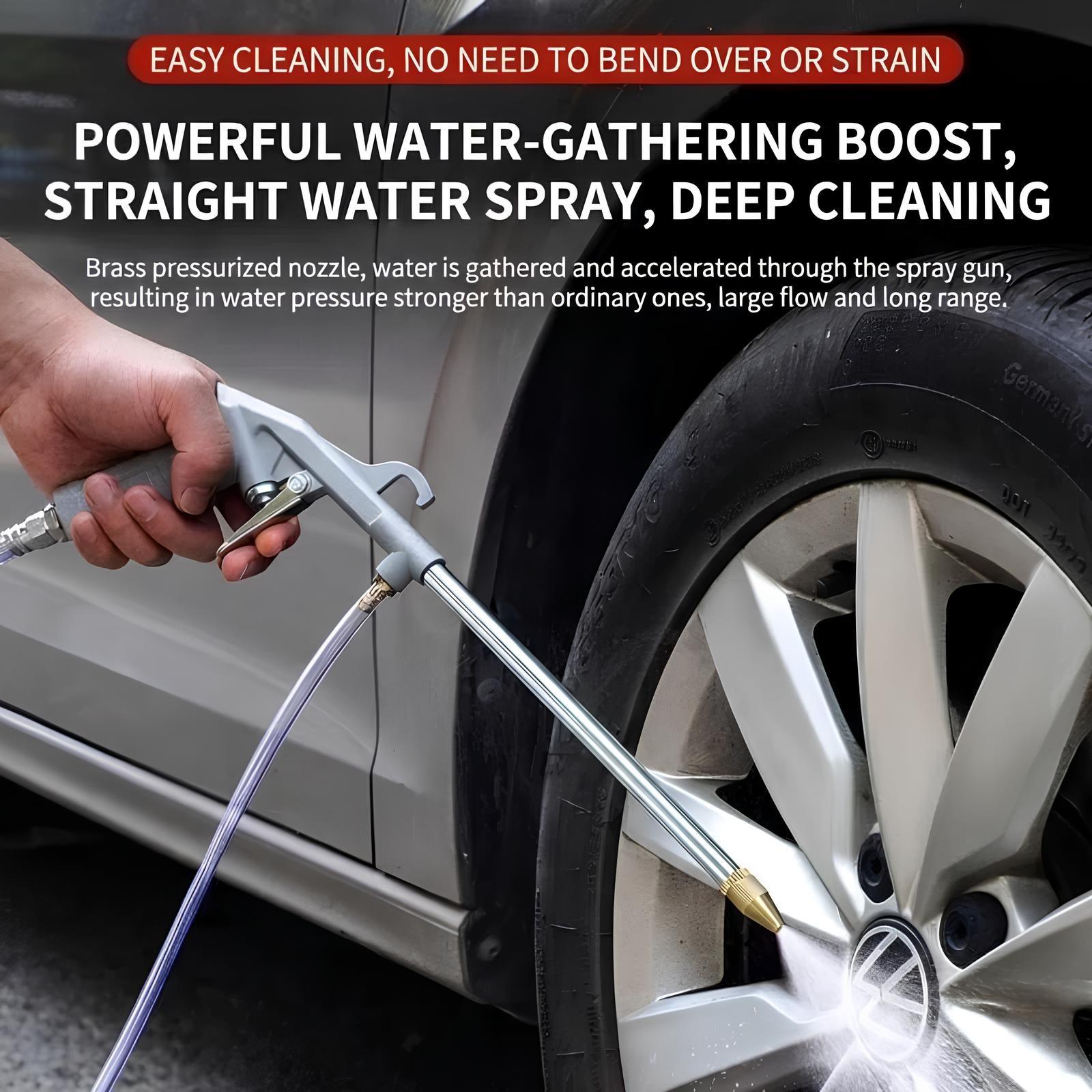 Air Blow Gun with Hose, Pneumatic High Pressure Cleaning Gun, Engine Degreaser Sprayer for Car Engine, Wheels & Narrow Spaces Heavy Duty Tool