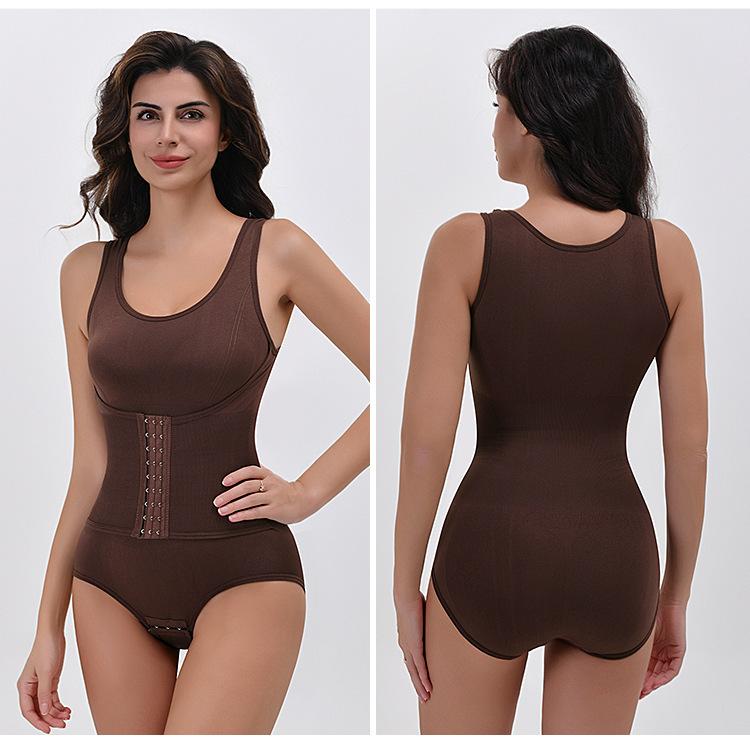 Buttoned Shapewear for Women, Body Shaping, Waist Slimming, Tight-Fitting, Hip-Lifting, One-Piece Shapewear, Plus Size, Waist Cincher, Tummy Control, Body Shaper One-Piece