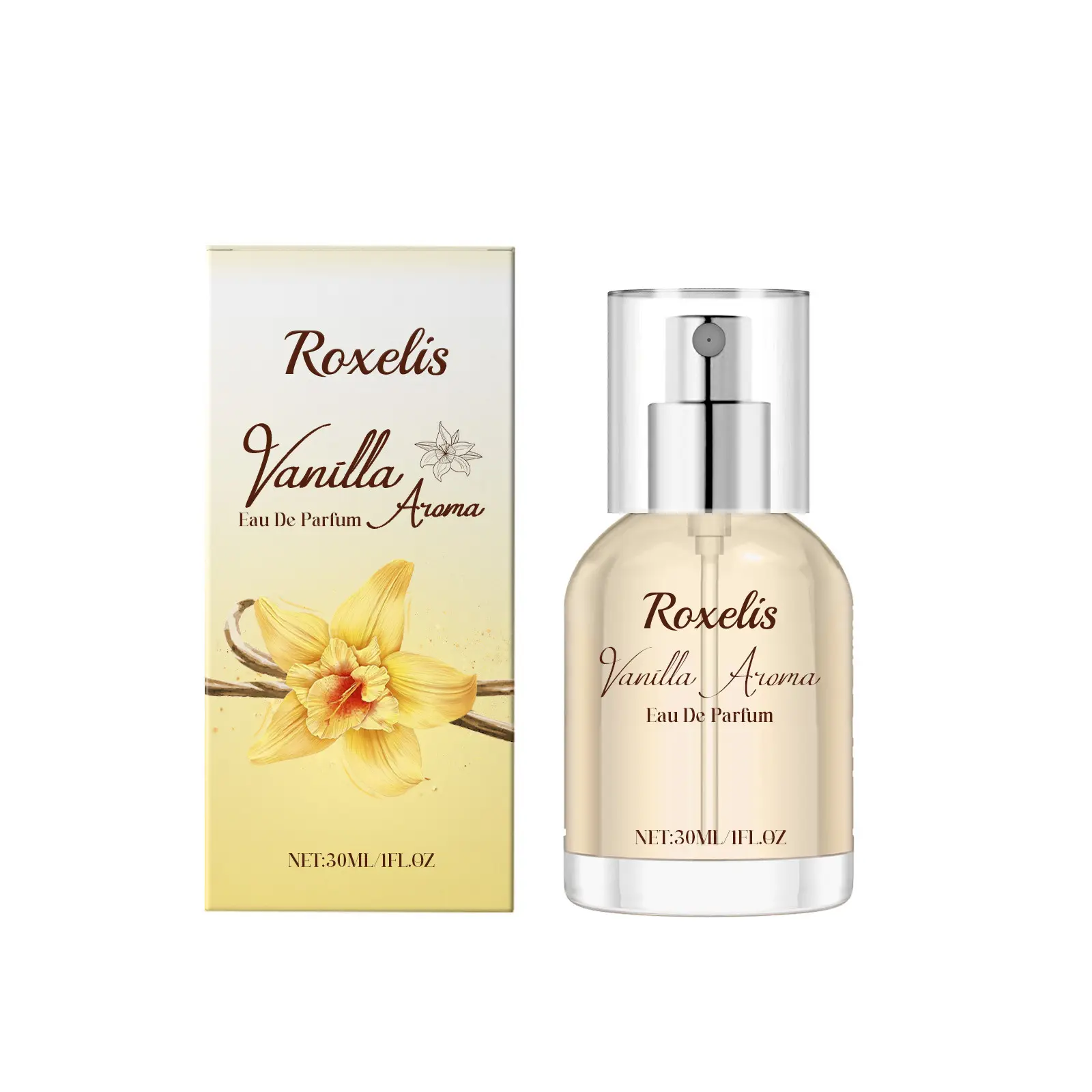 Vanilla Concentrated Perfume, Soft Sweet Charm, Gourmand Fragrance, Long-Lasting Natural Scent, Gentle Vanilla Date Fragrance, Warm Vanilla Perfume